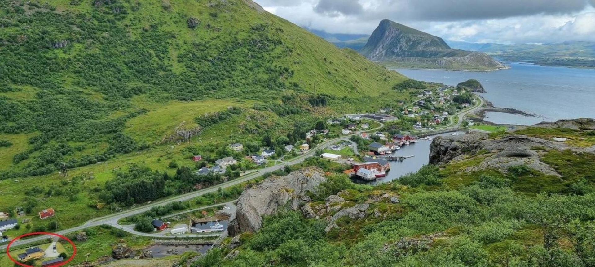 Landsbyhus I Lofoten Napp Buitenkant foto