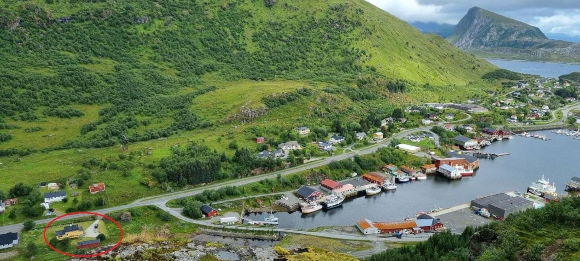 Landsbyhus I Lofoten Napp Buitenkant foto