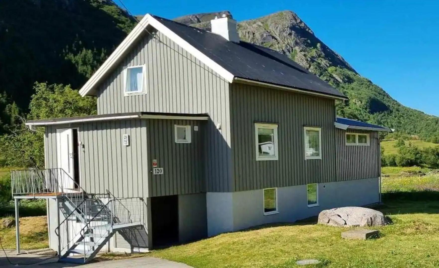 Landsbyhus I Lofoten Napp Buitenkant foto